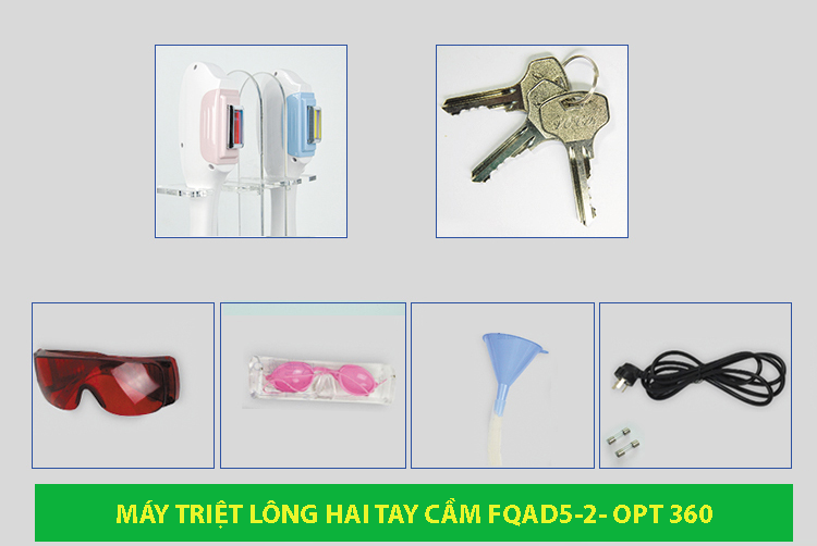 Ưu điểm máy triệt lông hai tay cầm OPT 360