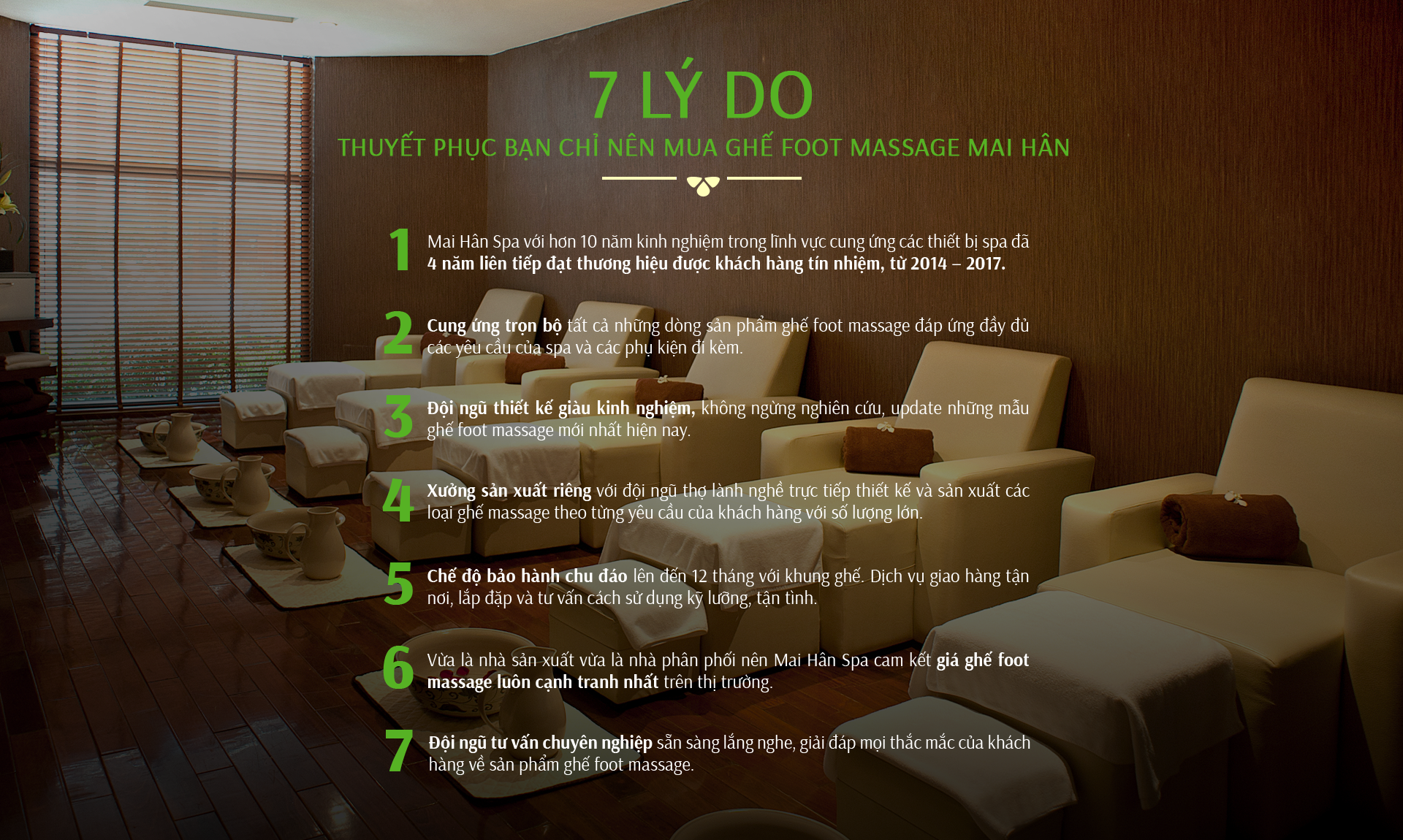 thuyết phục bạn chỉ nên mua ghế foot massage mai Hân