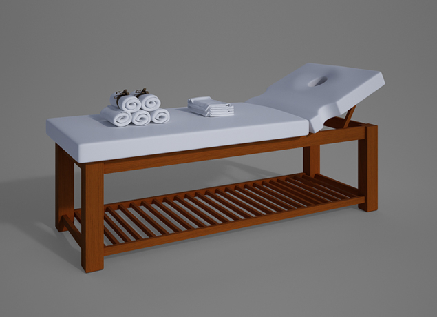 Giường massage đa năng có tủ