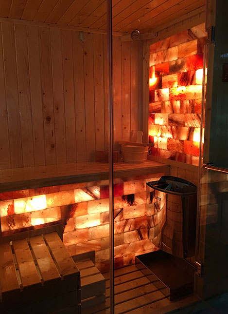 Phòng xông Harvia nhà anh Tần - Bình Định