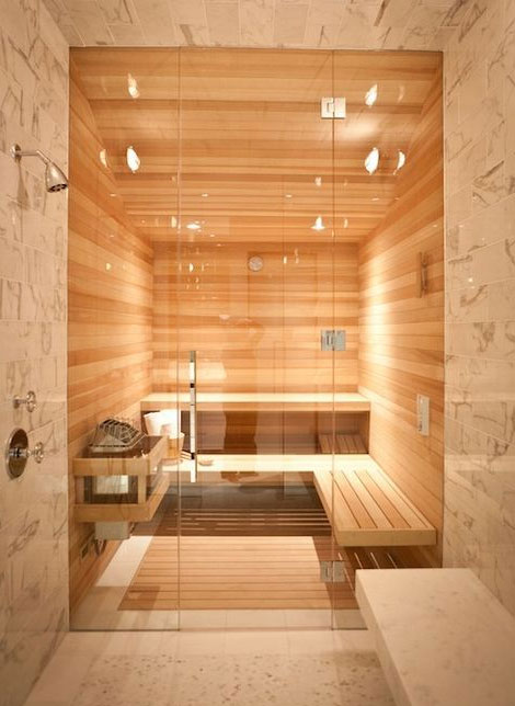 Phòng xông Harvia tại biệt thự của ông chủ CÁT TIÊN SA Nguyễn Quang Minh