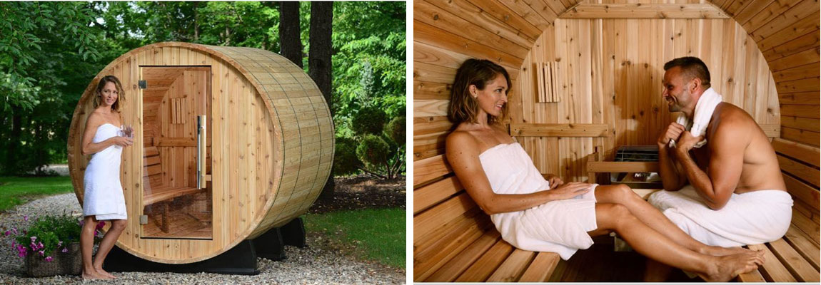 Phòng xông hơi khô sử dụng máy Harvia