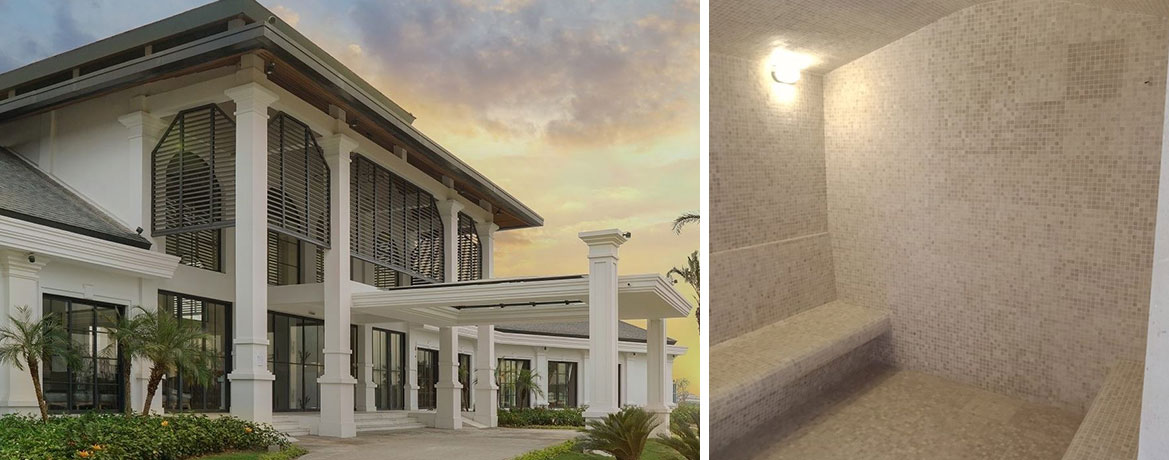 Phòng xông hơi ướt Harvia tại Hải Phòng