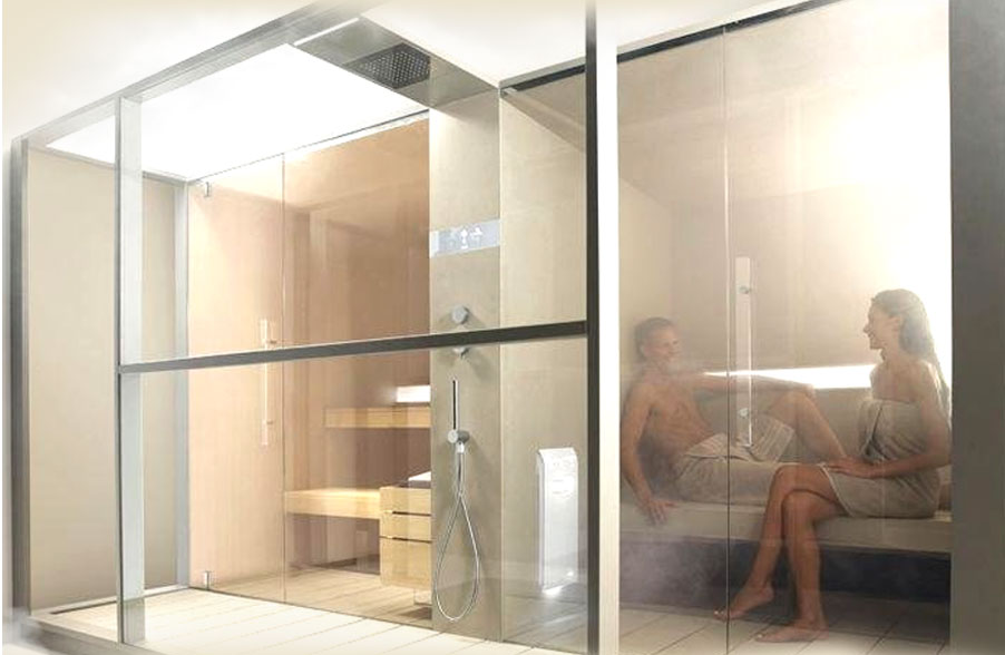 Phòng xông hơi ướt kính