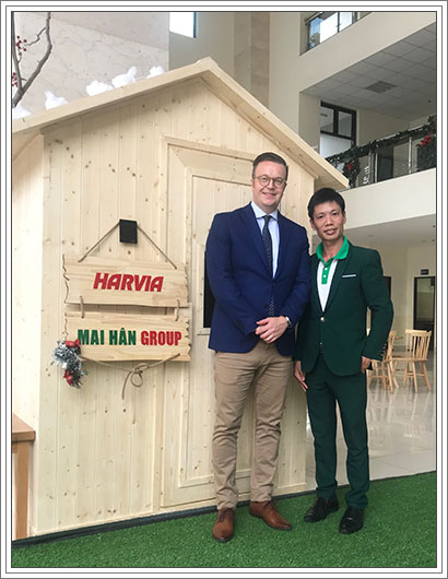Mai Hân Group - đơn vị phân phối độc quyền máy xông hơi Harvia