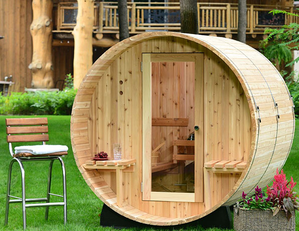 Phòng xông ngoài trời Barrel Sauna