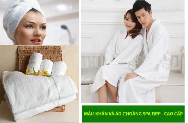 Bỏ túi bí quyết chọn mẫu khăn và áo choàng spa đẹp, cao cấp