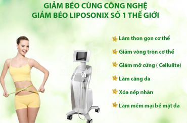 Giảm Béo Bằng Công Nghệ Giảm Béo Liposonix Số 1 Thế Giới
