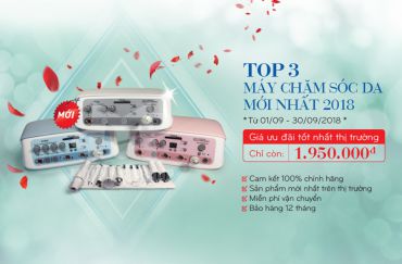 ĐÓN LỄ RỘN RÀNG, KHUYẾN MÃI NGẬP TRÀN: MÁY CHĂM SÓC DA ĐA CHỨC NĂNG MẪU MỚI NHẤT 2018 GIÁ CHỈ 1.950.000 VNĐ