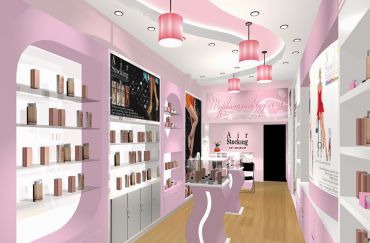 Cách trưng bày các mẫu tủ mỹ phẩm giúp Spa trở nên thu hút và sinh động hơn