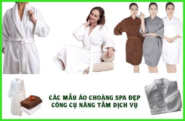Các Mẫu Áo choàng Spa đẹp – Nâng tầm dịch vụ cho Spa của chính bạn