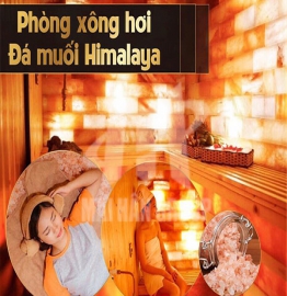 Phòng xông hơi đá muối Himalaya - Xu hướng mới chăm sóc sức khỏe 