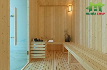 Phòng xông hơi khô Sauna - Mẫu phòng đang được ưa chuộng nhất hiện nay