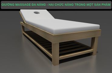 Giường massage đa năng - hai chức năng trong một sản phẩm