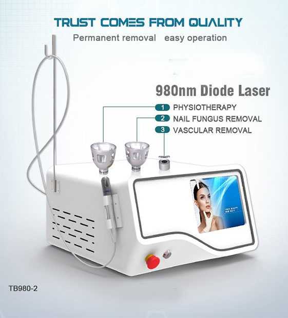 Máy trị giãn mao mạch 980nm Diode Laser 