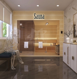 Chăm sóc sức khỏe dễ dàng tại gia với phòng xông hơi cao cấp 