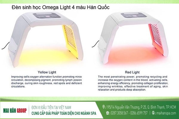Máy ánh sáng sinh học 4 màu OMEGA LIGHT