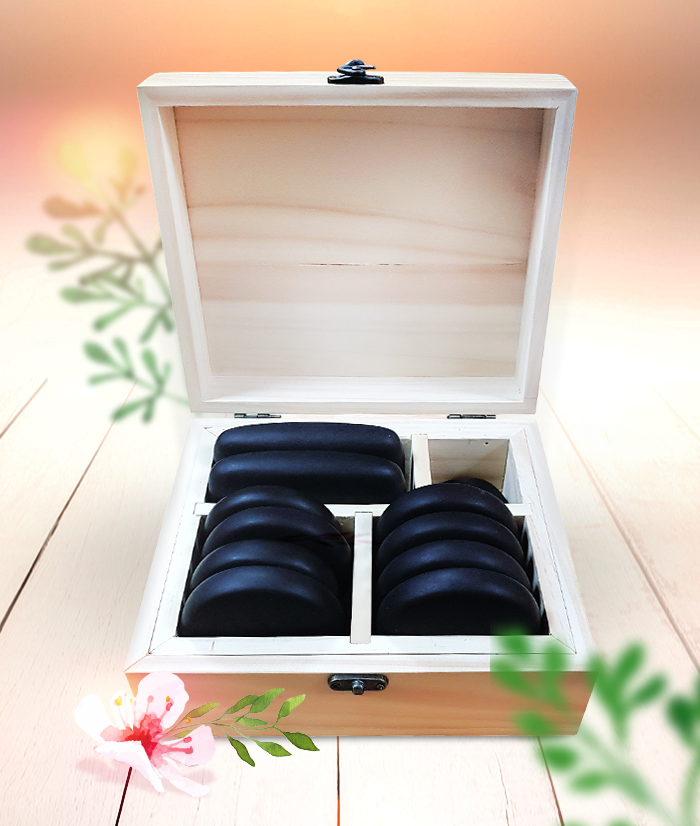 Sức nóng từ những viên đá sẽ giúp đả thông khí huyết, đẩy lùi căng thẳng cơ bắp, các dây thần kinh, đả thông kinh mạch