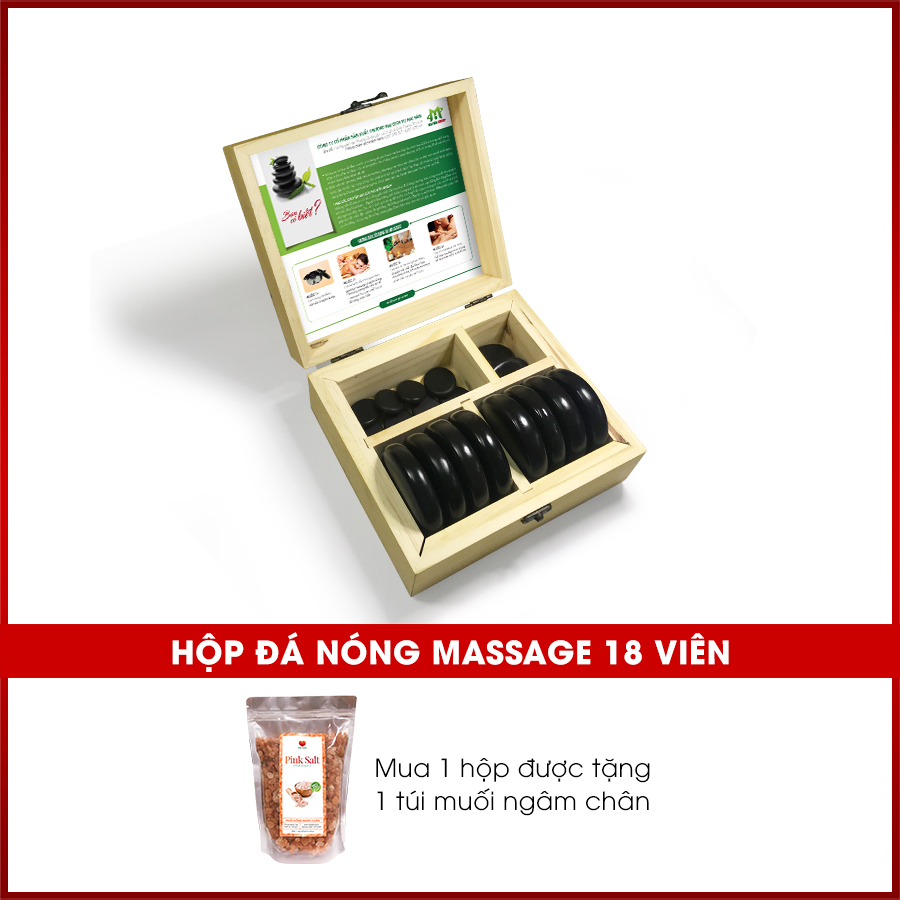 Mua 1 hộp đá massage 18 viên, tặng ngay 1kg muối ngâm chân Mua 1 hộp đá massage 18 viên, tặng ngay 1kg muối ngâm chân