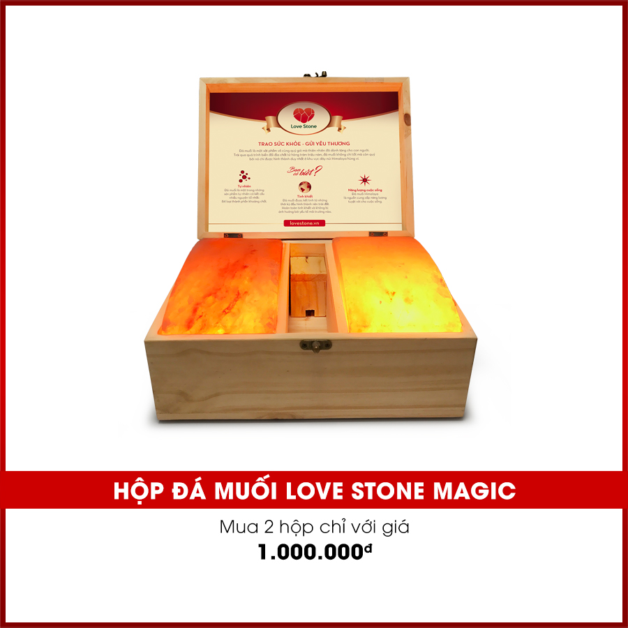 2 hộp đá muối massage chân Lovestone Magic chỉ 1.000.000đ 2 hộp đá muối massage chân Lovestone Magic chỉ 1.000.000đ