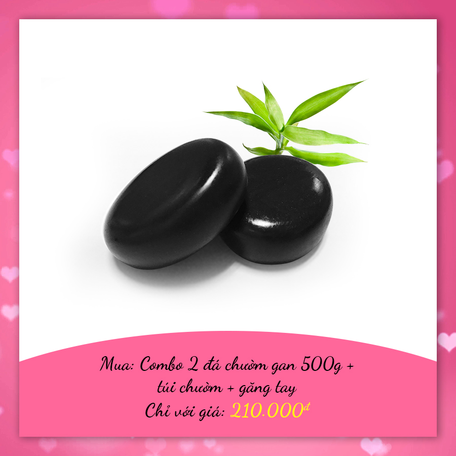Combo 2 đá chườm gan 500g + túi chườm+ găng tay với giá ưu đãi 210k