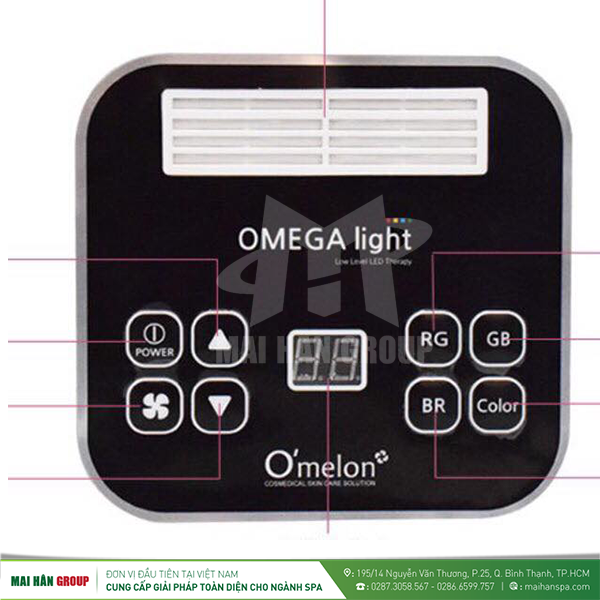 ĐÈN ÁNH SÁNG SINH HỌC OMEGA LIGHT 7 MÀU