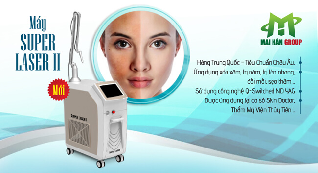 Trị nám tàn nhang và xóa xăm bằng công nghệ Laser Yag