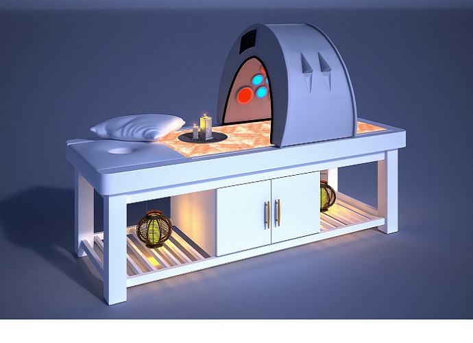 giường đá muối Himalaya kết hợp phi thuyền tắm trắng/ giảm béo hồng ngoại giường đá muối Himalaya kết hợp phi thuyền tắm trắng/ giảm béo hồng ngoại