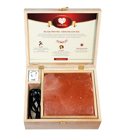 Hộp đá muối massage chân Love Stone Deluxe