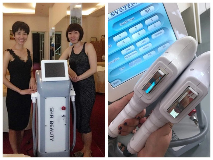 Điều trị với máy triệt lông SHR 960B