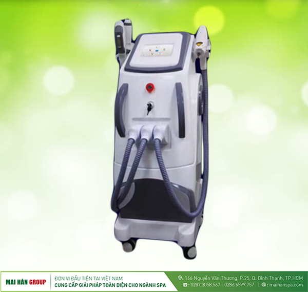Máy Triệt Lông Trẻ Hóa Da 3in1 OPT - LASER & RF Máy Triệt Lông Trẻ Hóa Da 3in1 OPT - LASER & RF