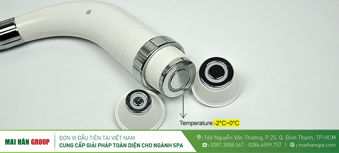 Đầu của máy Triệt Lông 3in1 OPT - LASER & RF