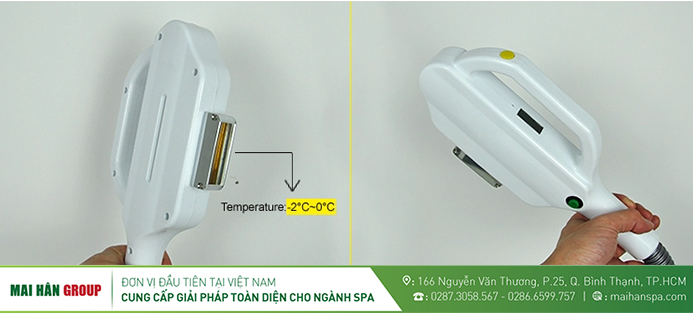 Đầu của máy Triệt Lông 3in1 OPT - LASER & RF Đầu của máy Triệt Lông 3in1 OPT - LASER & RF