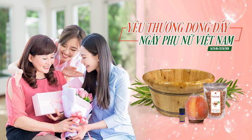 Chương trình khuyến mãi chúc mừng ngày phụ nữ Việt Nam