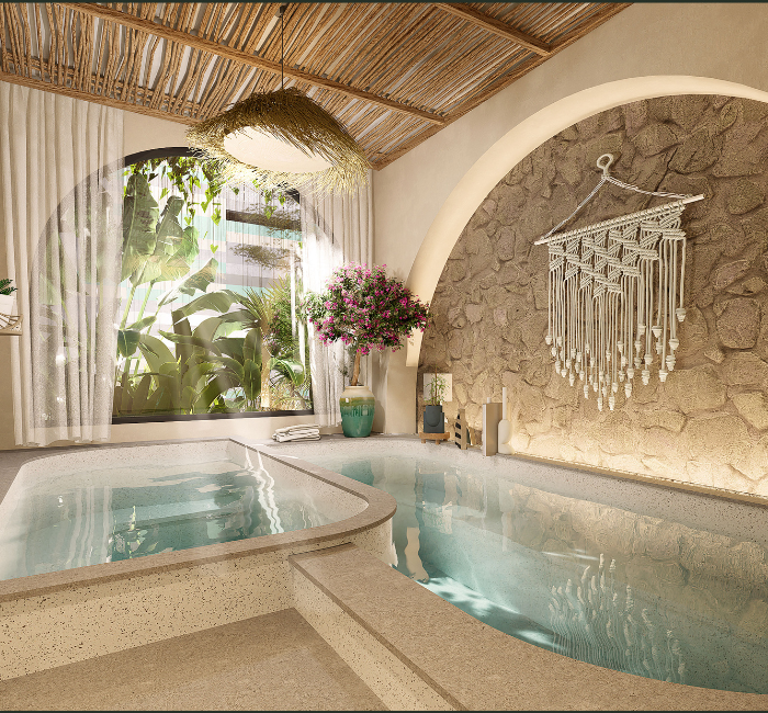 Bồn Jacuzzi hiện đại Bồn Jacuzzi hiện đại