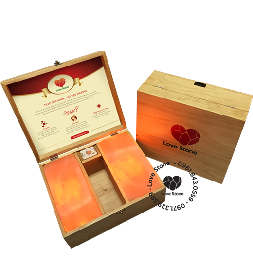 HỘP ĐÁ MUỐI MASSAGE CHÂN LOVE STONE Magic VIP