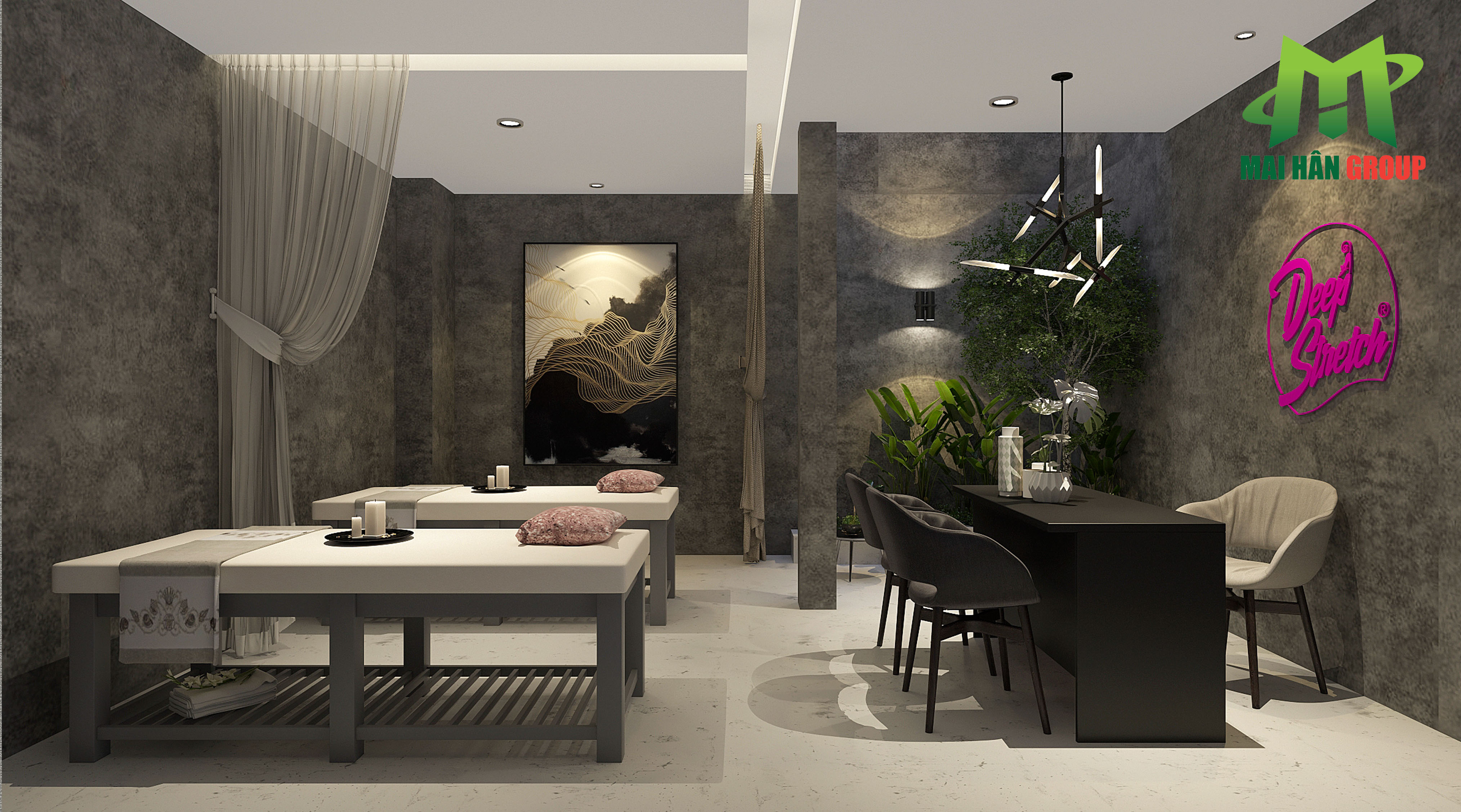 Một không gian spa đẹp chính sẽ xây dựng được bộ mặt thương hiệu của spa, giúp khách hàng ấn tượng và nhớ mãi