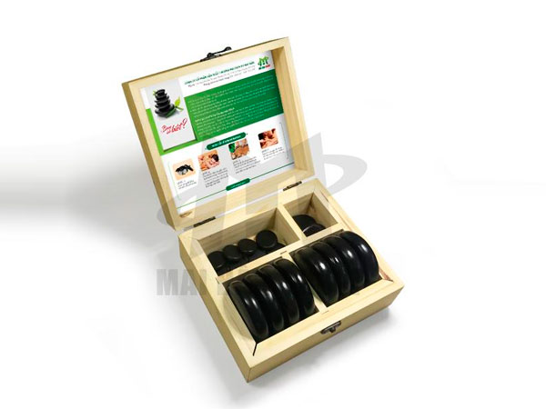 Bộ đá nóng massage 18 viên