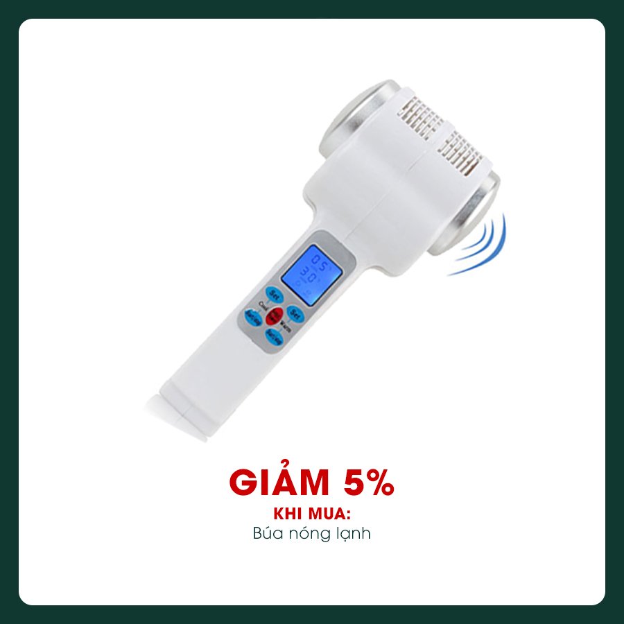 Mua búa nóng lạnh chăm sóc da giảm ngay 5%