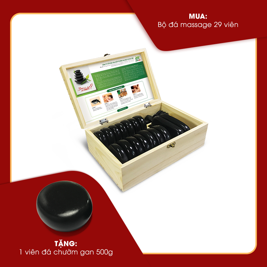 MUA bộ đá 29 viên TẶNG NGAY đá chườm gan 500g