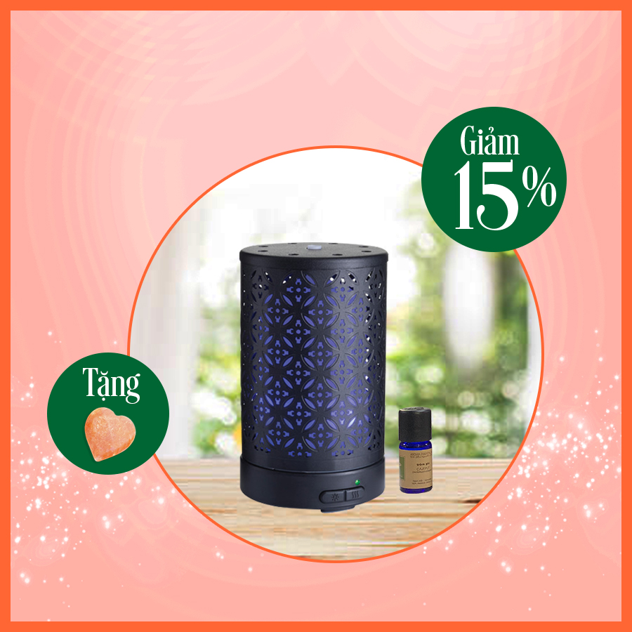 Mua 1 đèn xông tinh dầu + 1 chai tinh dầu hoàng lan 15% trên tổng hóa đơn