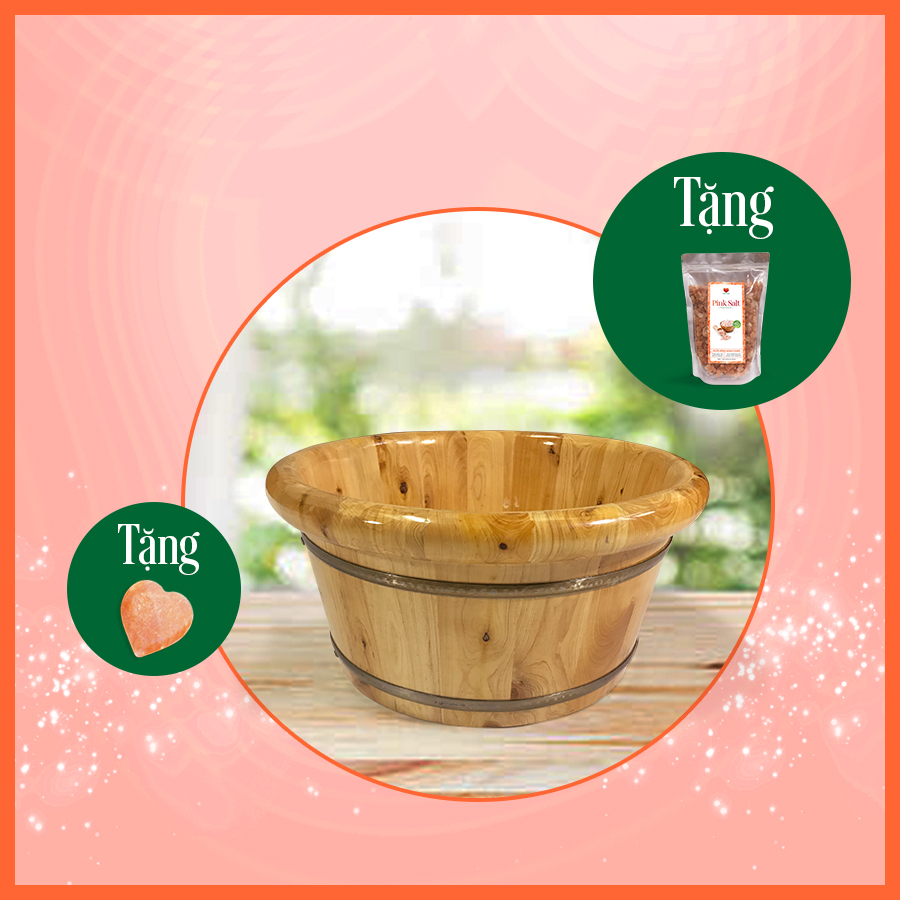 Mua chậu ngâm chân tặng túi muối ngâm chân 1kg