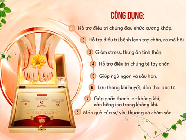 Hộp đá muối ngâm chân Love Stone với nhiều công dụng tuyệt vời