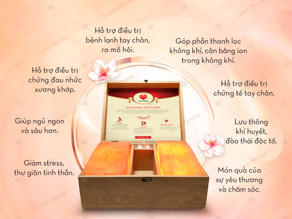 Công dụng của hộp đá muối Love Stone Magic Công dụng của hộp đá muối Love Stone Magic