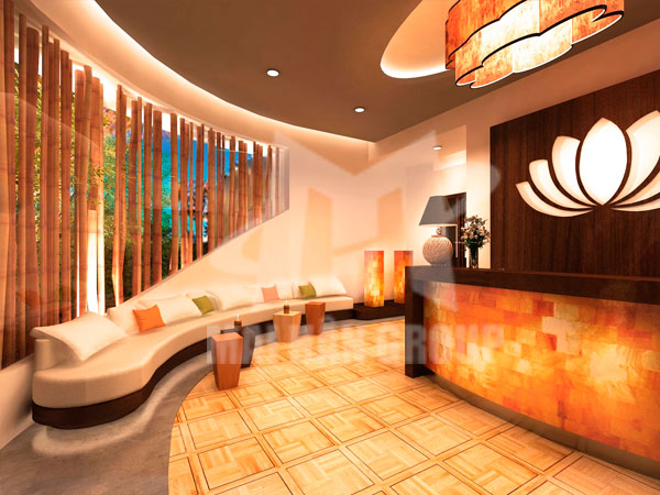 Đá muối Himalaya trang trí nội thất