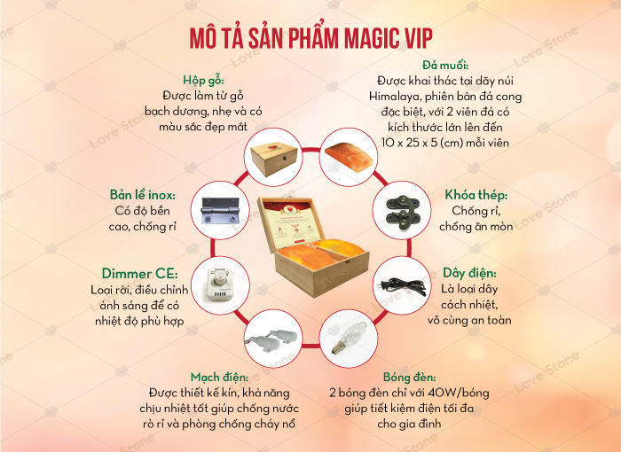 MÔ TẢ LOVE STONE MAGIC VIP