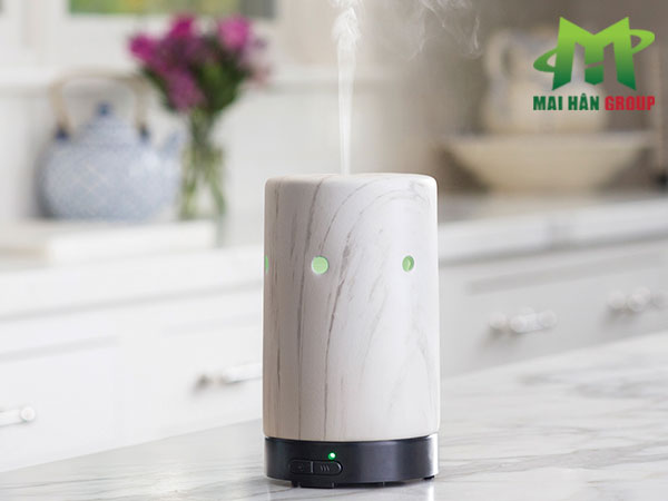 Đèn khuếch tán tinh dầu White Marble
