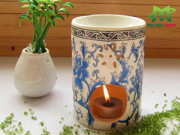 Đèn xông tinh dầu đốt nến