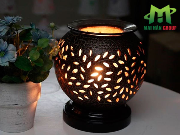 Đèn xông tinh dầu gốm mẫu 1