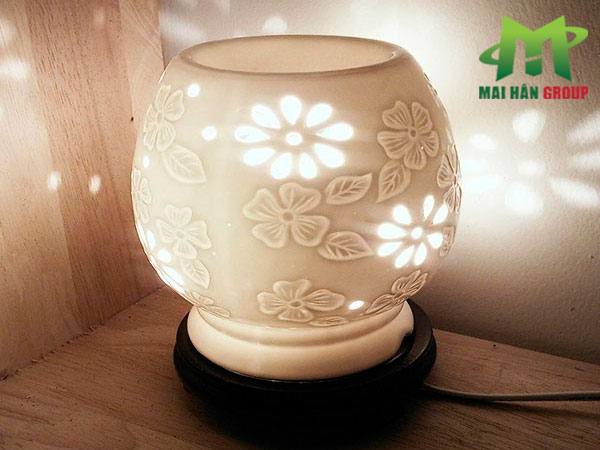 Đèn xông tinh dầu gốm mẫu 2